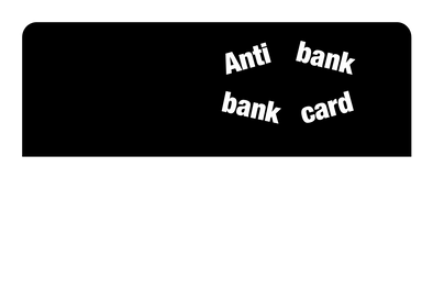 Bank Card Sticker