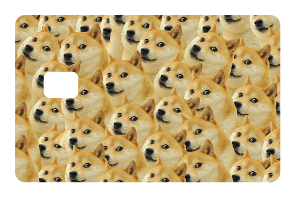 Doge Coins Card Cover