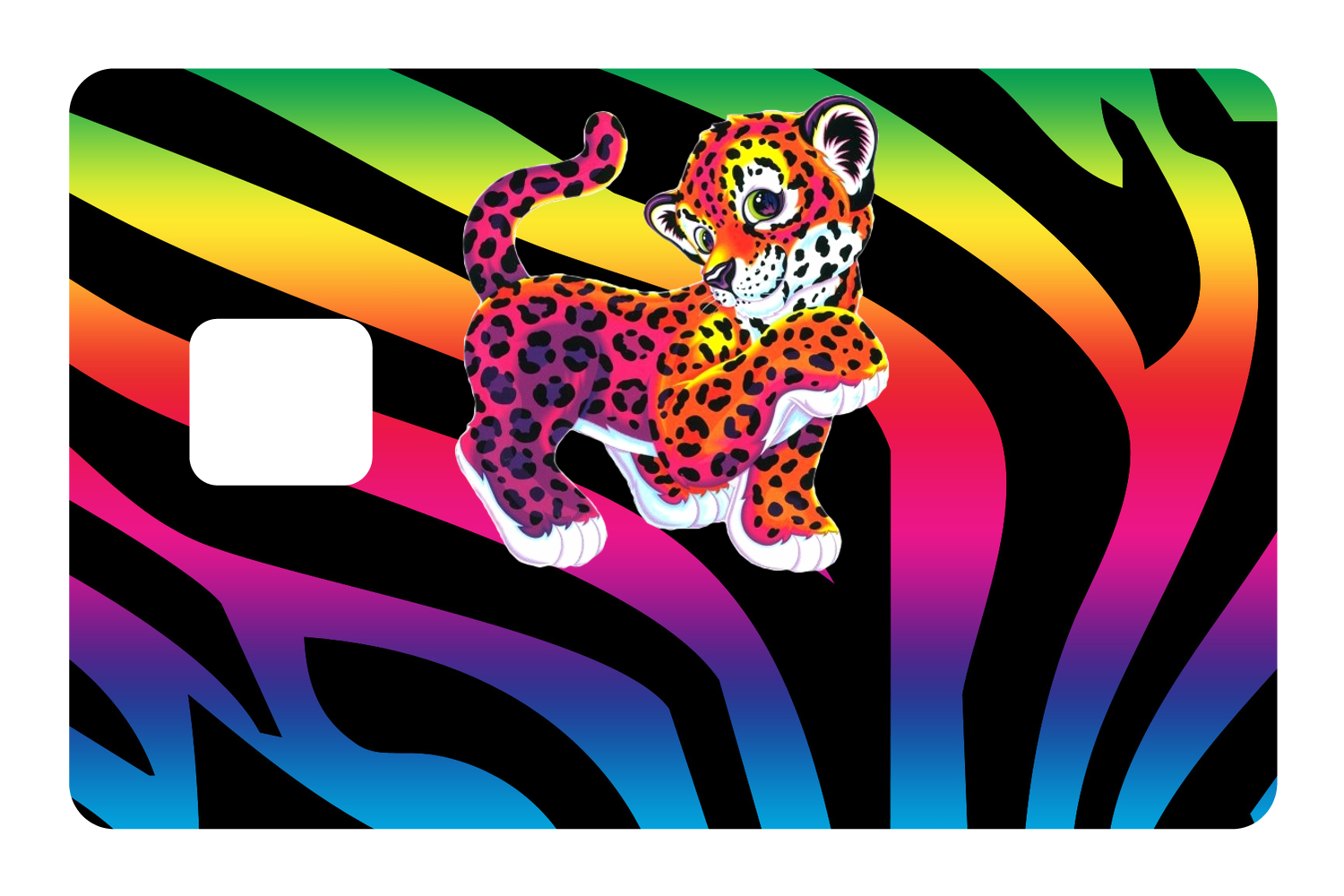 lisa frank card sleeves Sasha & Shanti Rainbow White Forrest Cosplay Flap Wallet