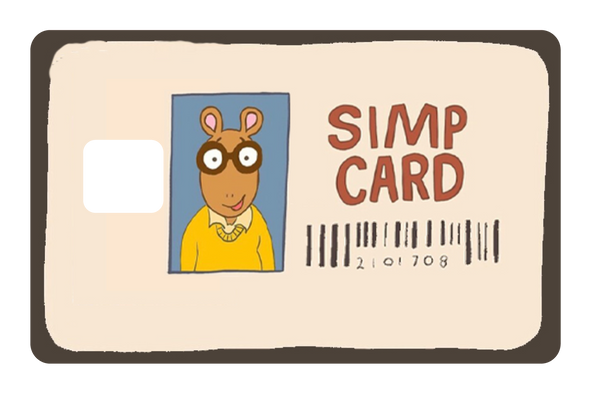 Simp Credit Card Skin